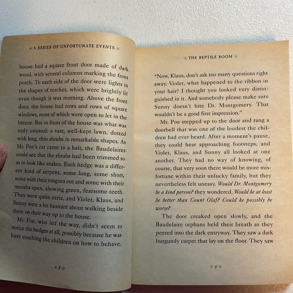 📚2/$6  The Reptile Room #2 in the A Series of Unfortunate Events Series - Picture 12 of 12